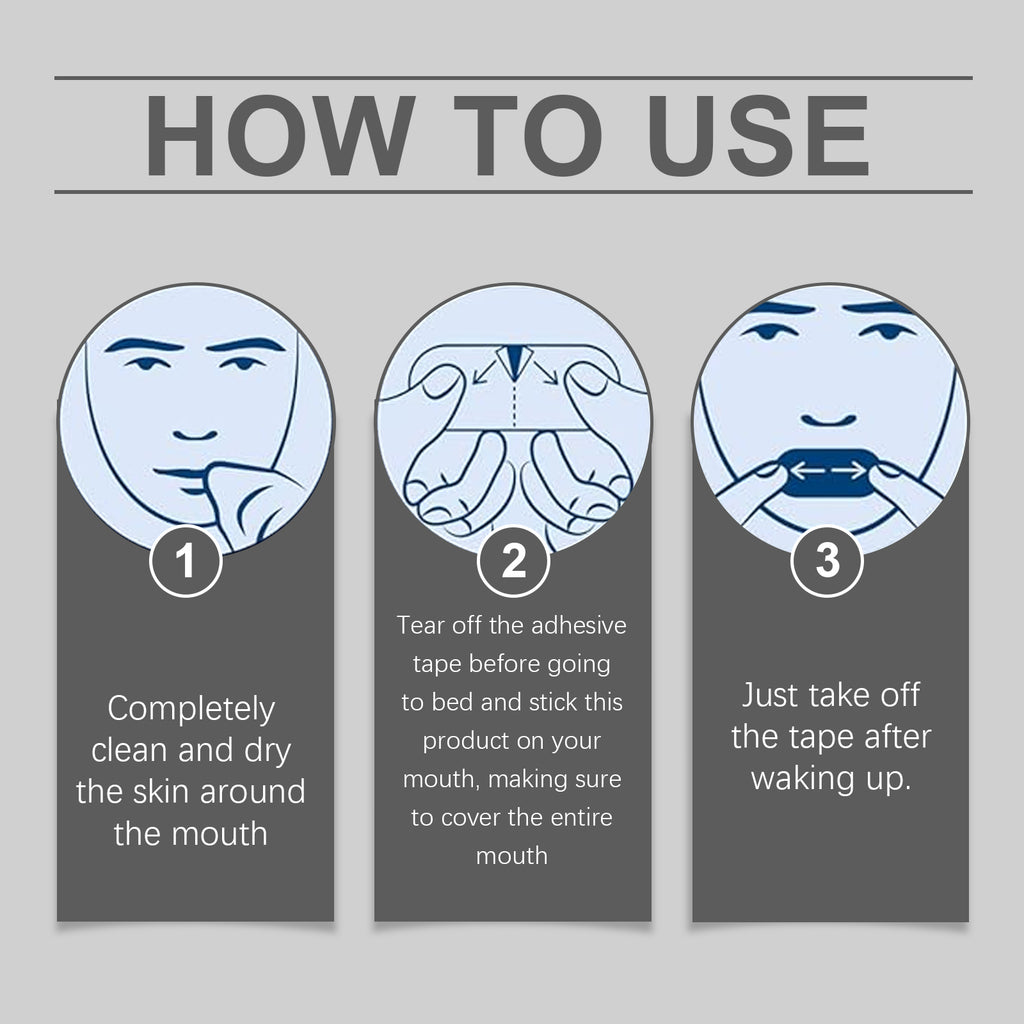 Anti-Snoring Mouth Tape – Gentle Sleep Strips